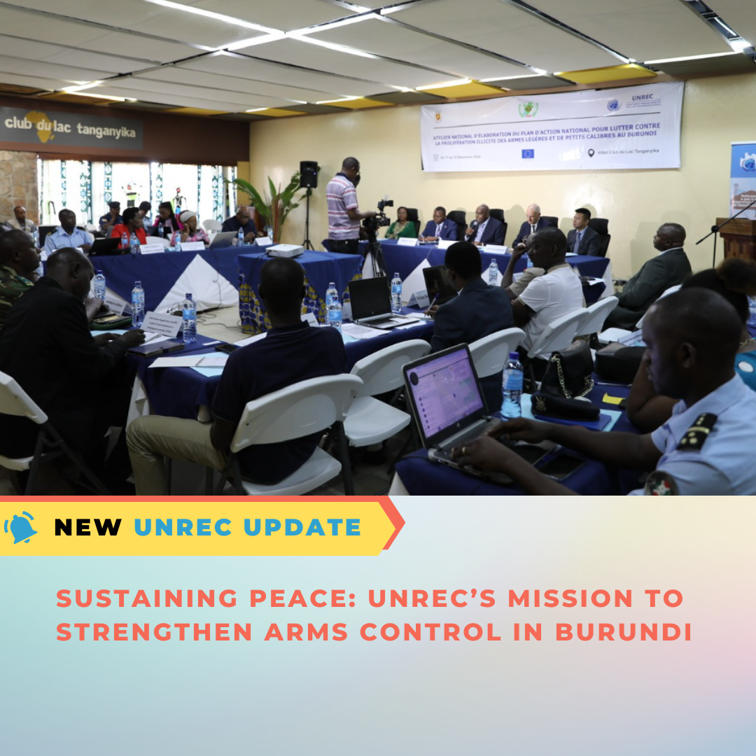 Opening ceremony of the workshop on the development of the National Action plan to fight the illicit proliferation of small arms and light weapons (SALW)