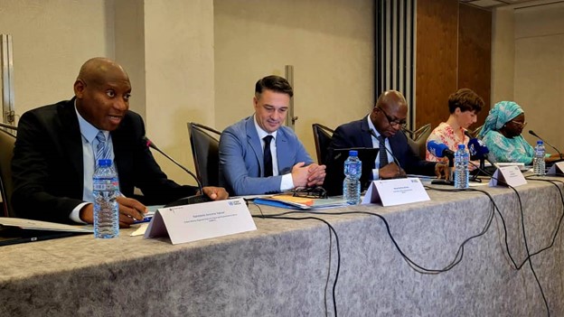 Officials at the opening ceremony of the Informal Meeting on Global Ammunition Framework 2024 for West and Central African states in Lomé